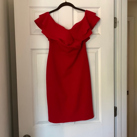 Quiz Red Dress - Picture 1 of 6